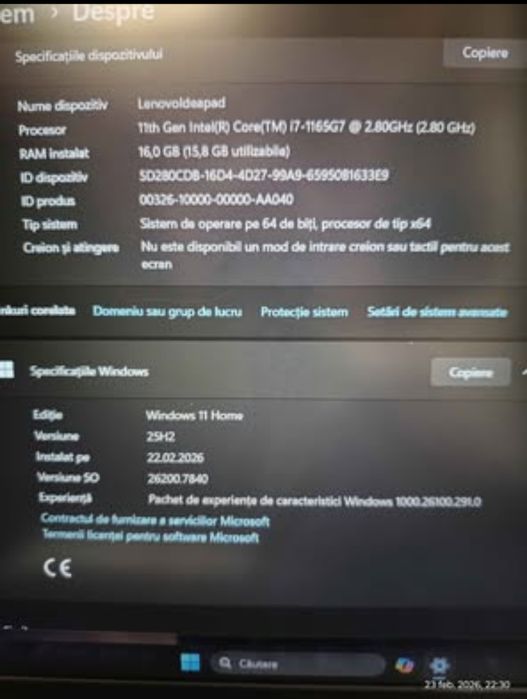 Lenovo IdeaPad 5 – Performanță i7 Gen 11 | 16GB DDR4 - 3200 Mhz RAM