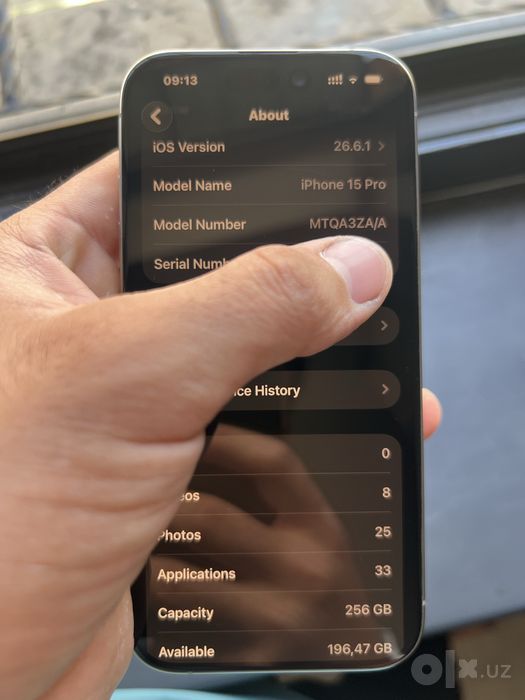 iPhone 15 Pro 256GB | 2 SIM | Ideal holat