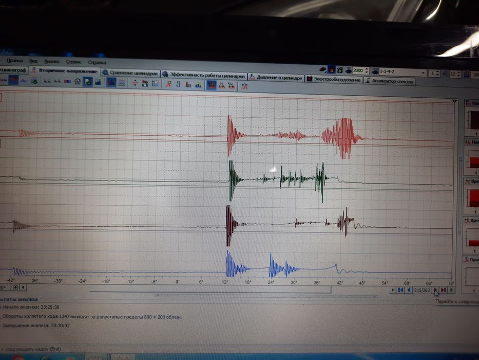 Проверяем мотортестером