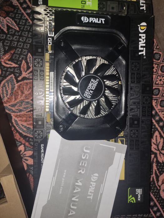 GTX 1050 Ti 4 GB, 1 вентилятор,