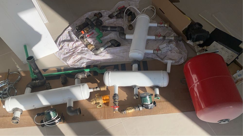 Pompa Dab , vas expansiune ,vana de amestec , butelii de amestec