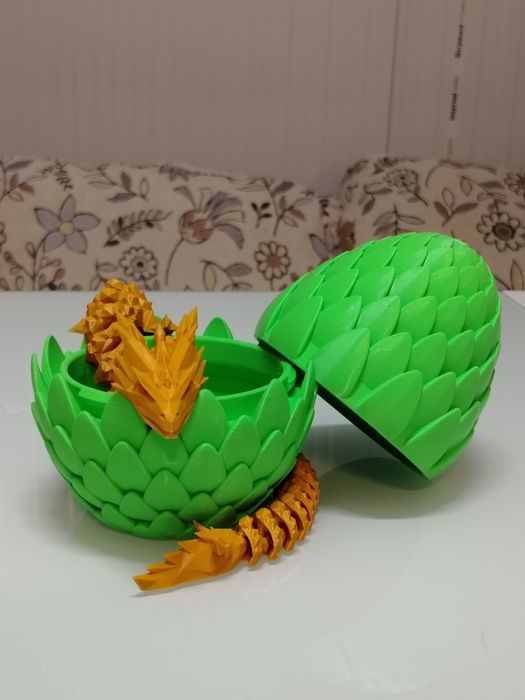 3D принтирани артикули – декоративна капсула и гъвкав дракон