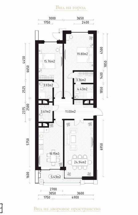 Urban Delux Продается 4 комнатная квартира коробка Паркентский Макро