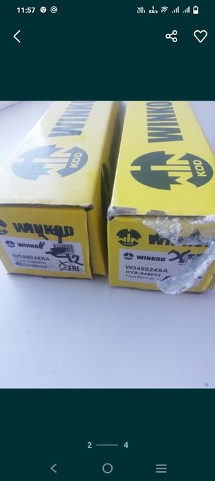 Тое́та РАФ 4 амортизаторы 10000