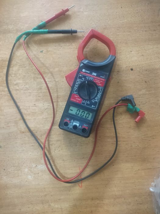 Мультиметр професиональный, с клещами