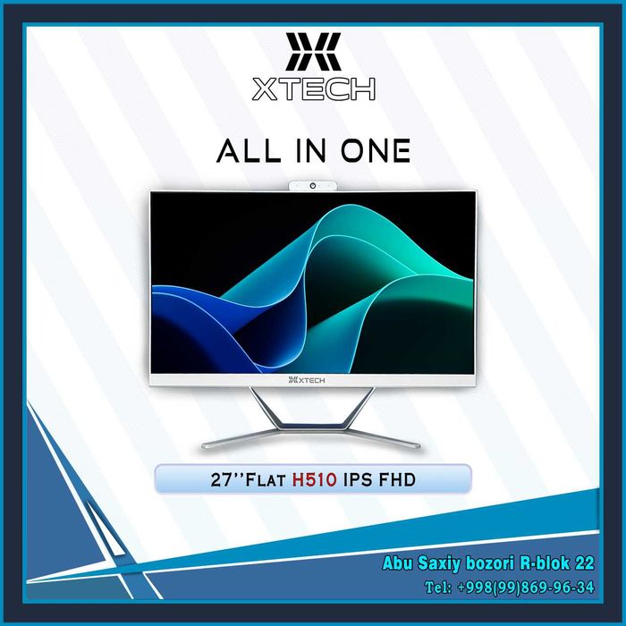 Monoblok XTECH IPS 24" 27" 32" diaganalli