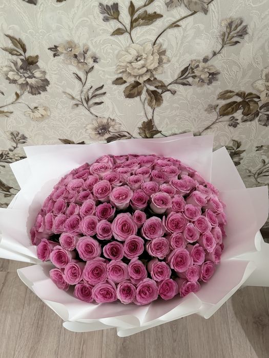 ЦВЕТЫ 101 роза,букет