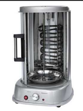 ГАРАНЦИЯ! Вертикален грил за пиле на грил и шишове 1800W