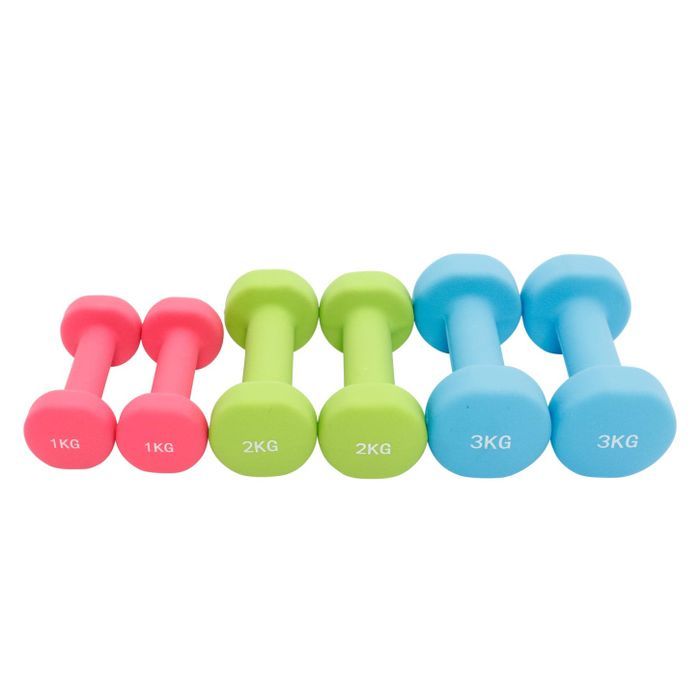 Set de gantere fixe pentru Aerobic 12 KG