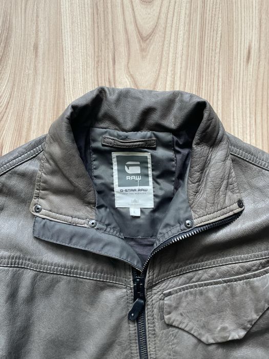 G-Star Raw JFS Leather jkt / мъжко кожено(естествена) яке 50L