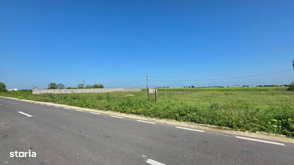 Teren extravilan 2000 mp – deschidere 44 ml la DN – Movilița
