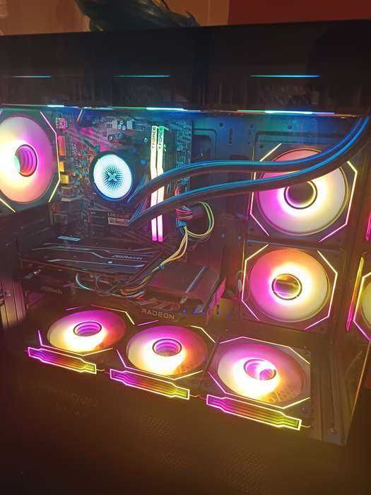 Геймърски компютър AMD R5 5500 + RX 6600 8G + 16GB Ram