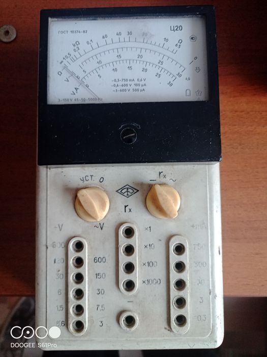 Мультиметр советский