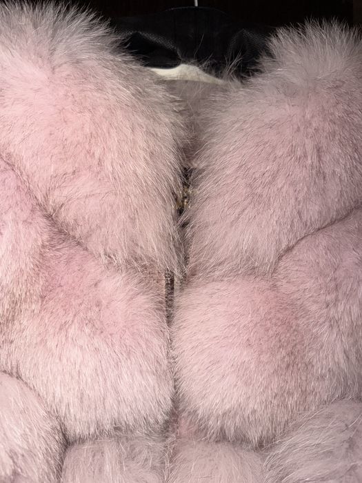 Палто от Естественя кожа и косъм Дамско Италия