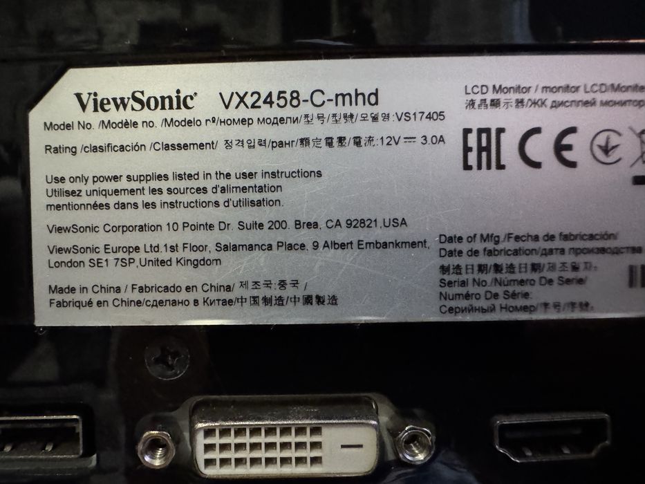 monitor viewsonic curbat 144hz(negociabil)