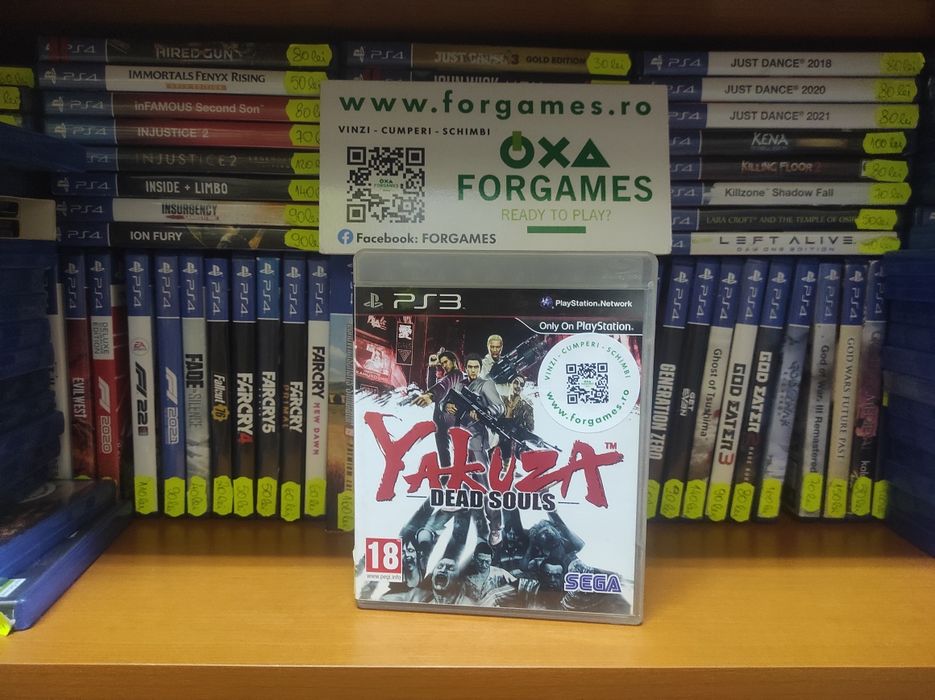 Joc PS3 Yakuza Dead Souls PS3 Forgames.ro