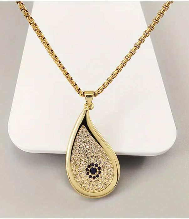 Позлатено колие Свети Валентин