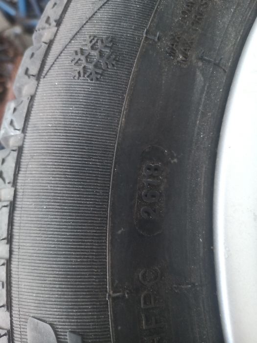 Jante aluminiu 14 inch cu tot cu cauciucuri