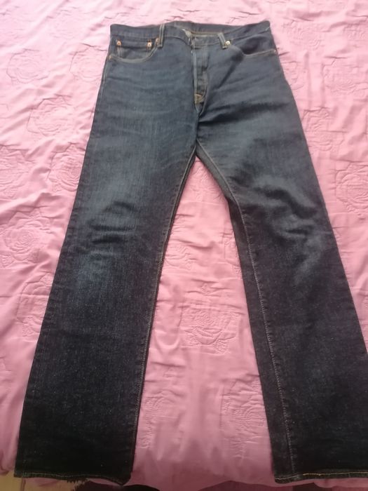 Класически Levi's 501 Original – W32 L32 – Тъмно сини (Indigo)
