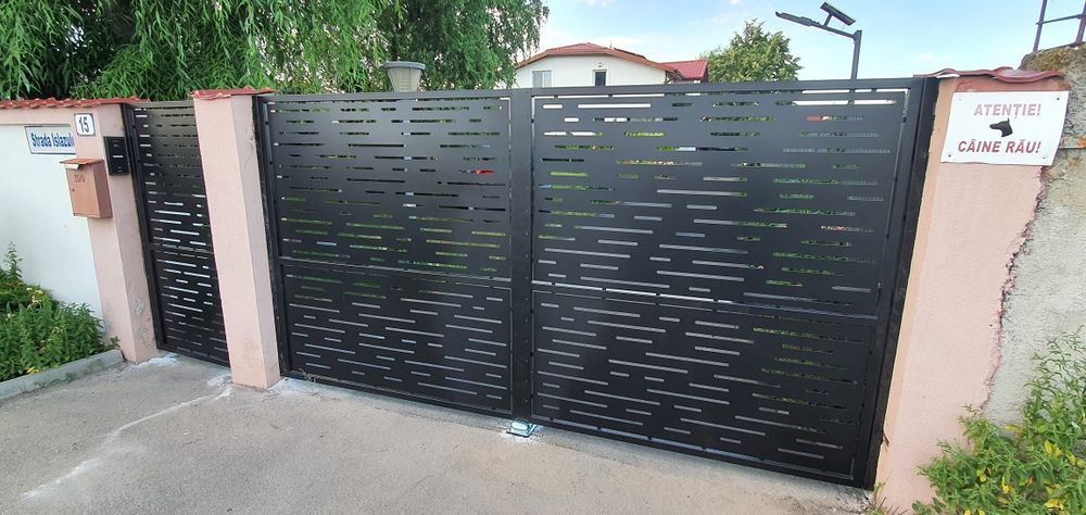 Panouri gard și porți din tabla decupata traforată CNC