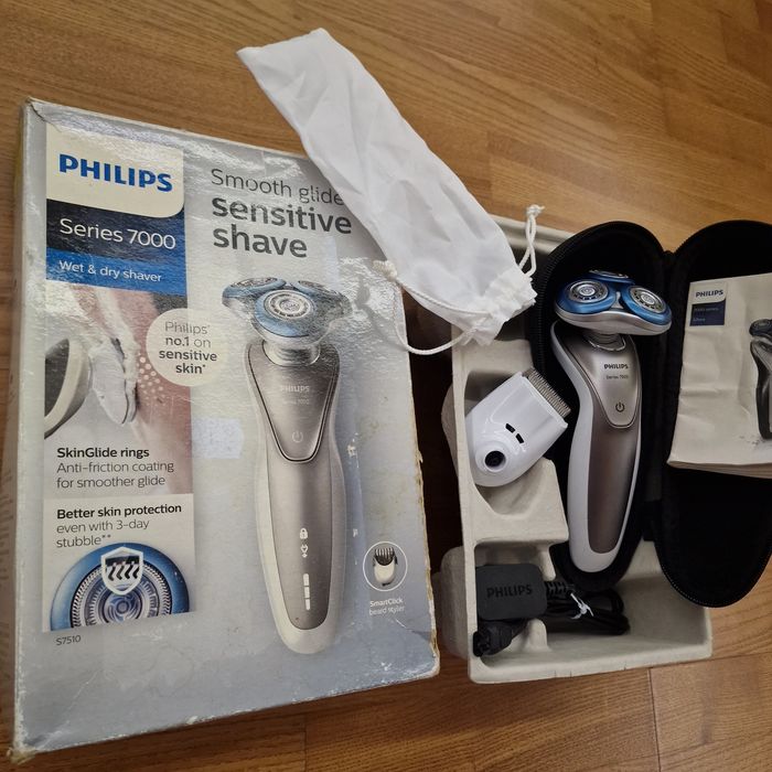 Aparat de ras Philips S7510/41, Lame duble Super Lift Seria 7