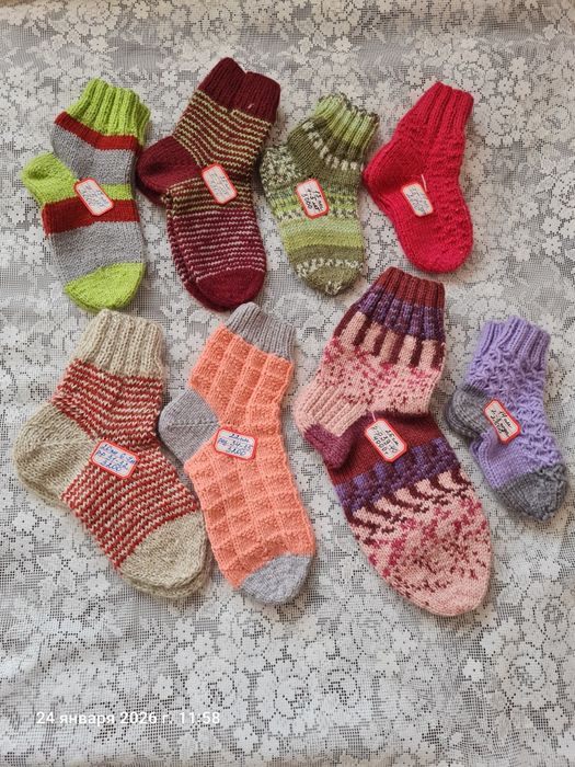 Носочки ручного вязания