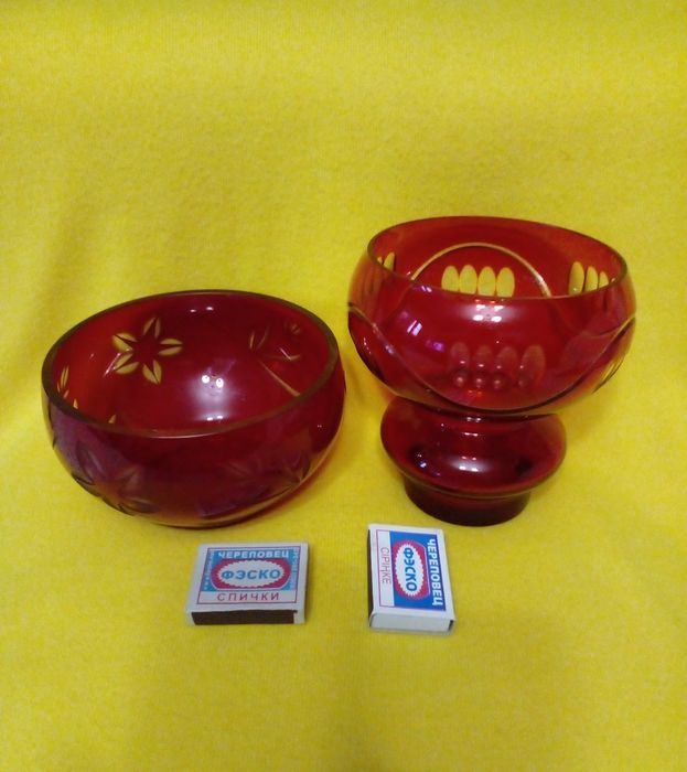 Вазы Стекло Винтаж СССР