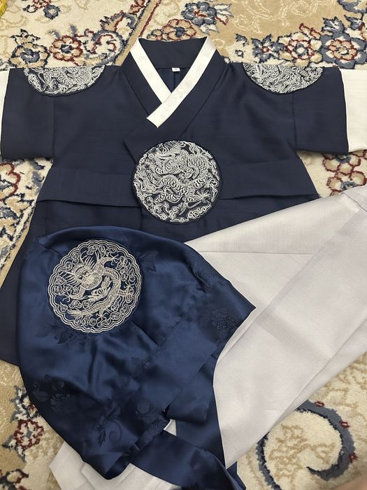 Корейский ханбок для годика новый мальчик