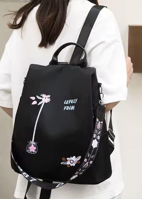 Нова дамска текстилна раница за всекидневна употреба