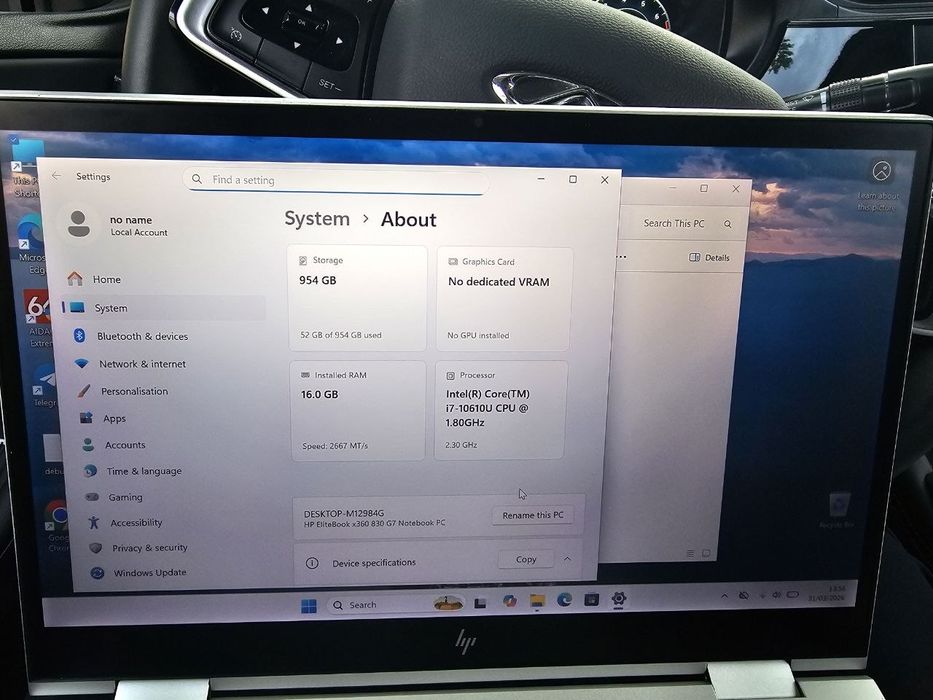 Hp Noutbuk 2 tasi 1 tada Planshet ham buladi elran sensor