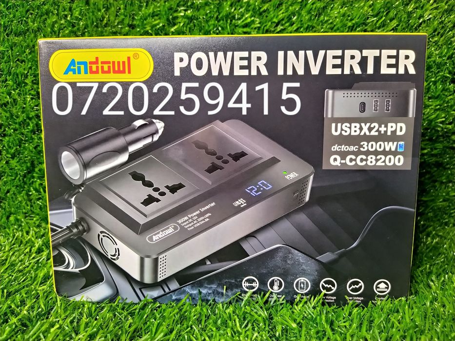Invertor Camping , 300W, 12V/220V, USB, CC8200
