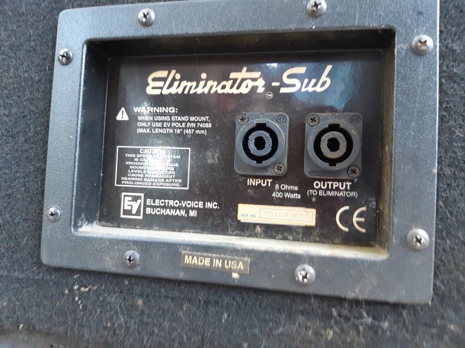 Сабвуфер Electrovoice одна штука