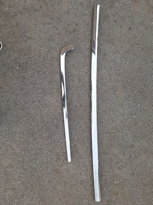 Хром заднего бампера w140 рейсталинг