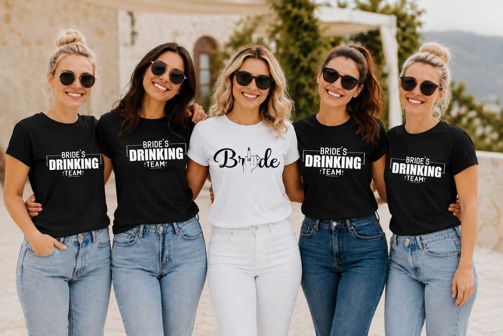Тениски за моминско парти, Team Bride