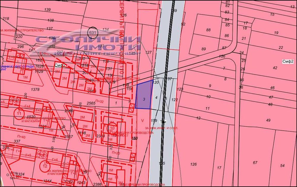 Продава се Парцел в София, Левски Г - 744 кв.м за 142 €/кв.м - Снимка #1