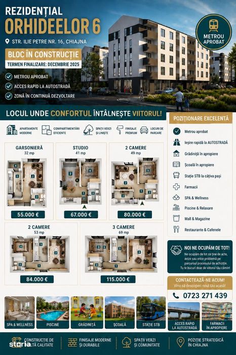Apartamente Noi Chiajna | 1, 2 și 3 Camere |De la Comision 0% — fotografia 2