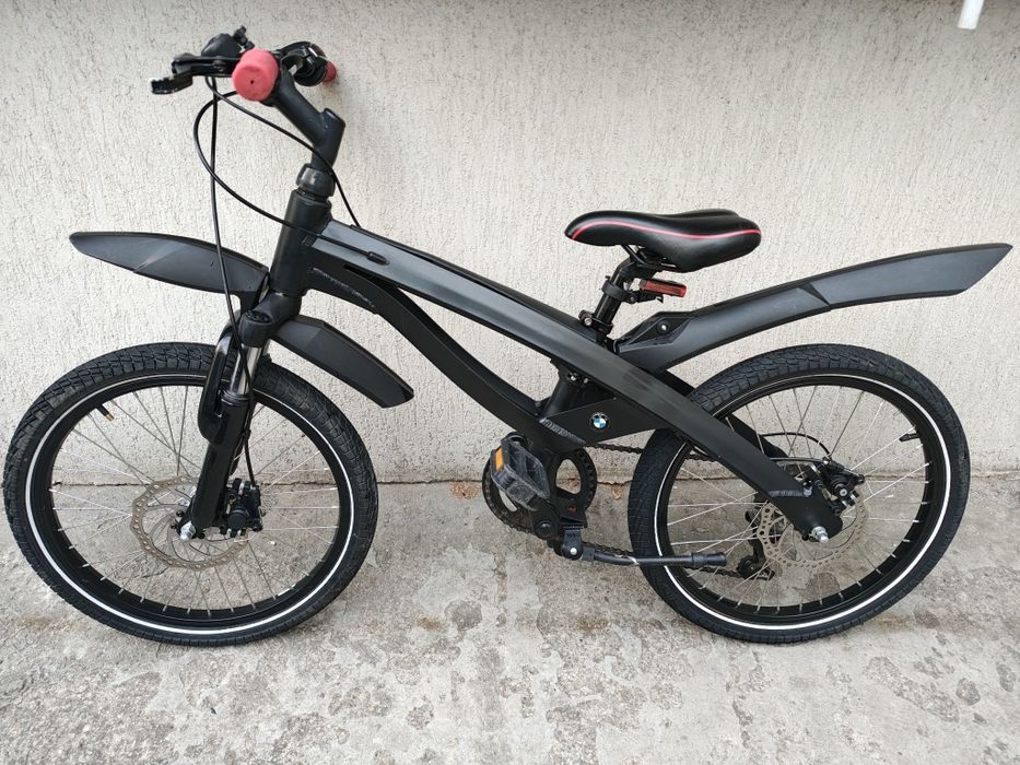 Bicicleta copii BMW JUNIOR 20 Zoll, original, frane disc, negru mat 6-