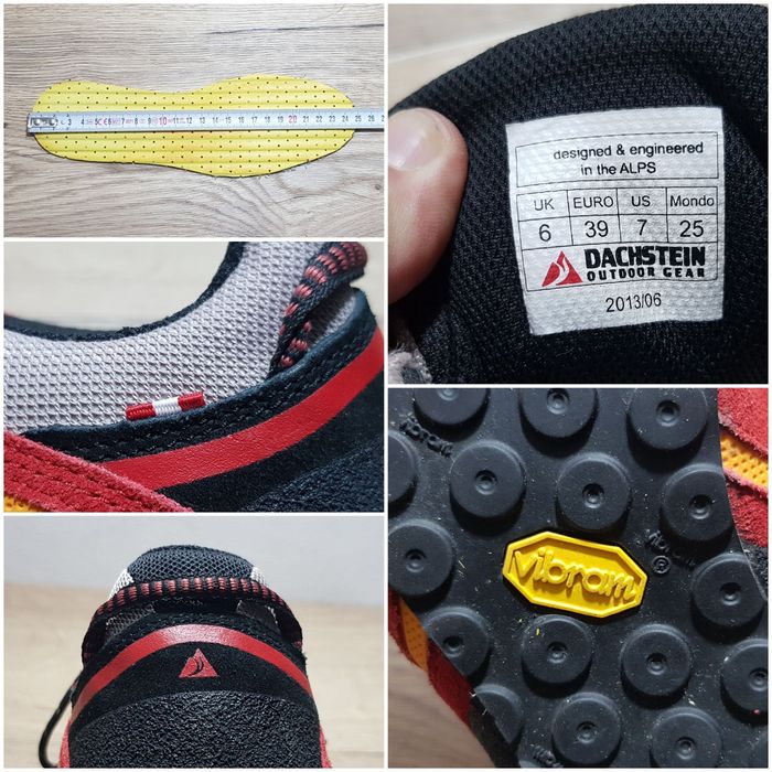 Ghete Dachstein Terra trekking cu talpă Vibram, piele Nubuk, nr 39 EU