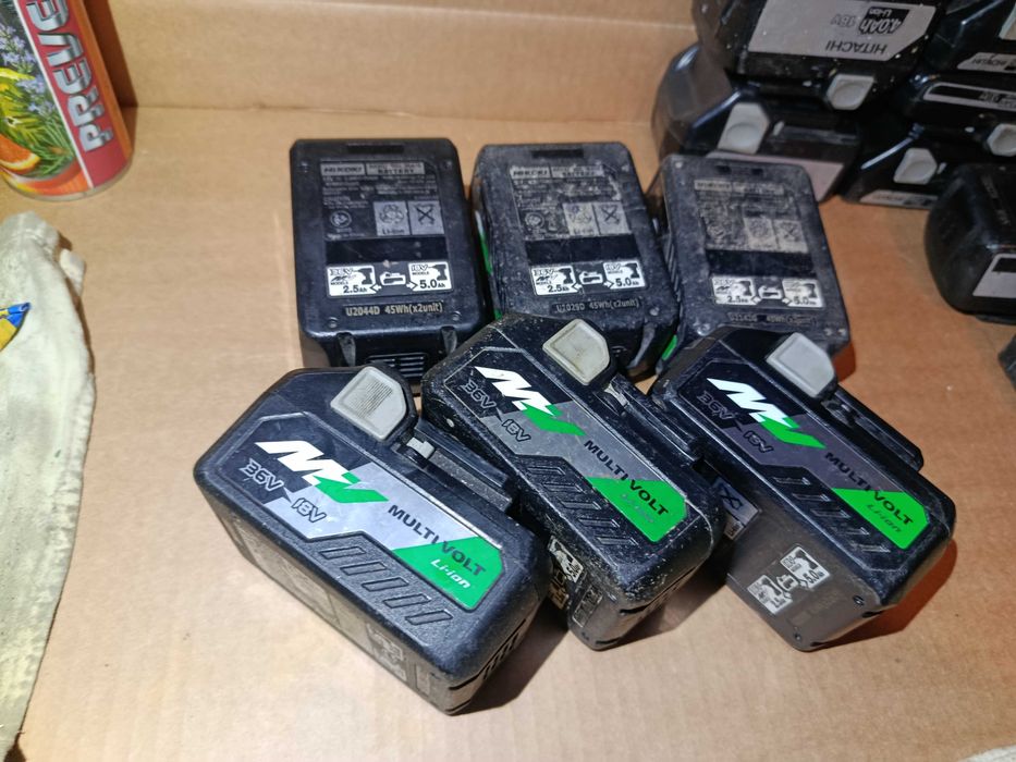 HITACHI HIKOKI 18V 2.5Ah 4.0Ah 5.0Ah 8.0Ah Multivolt 36V baterie sursa