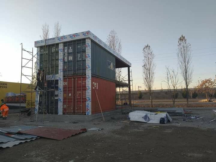 Контейнер магазин, отдел продаж