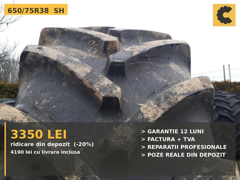 Cauciucuri 650/75R38 Bkt Anvelope Combina SH IEFTIN Reduceri Factura