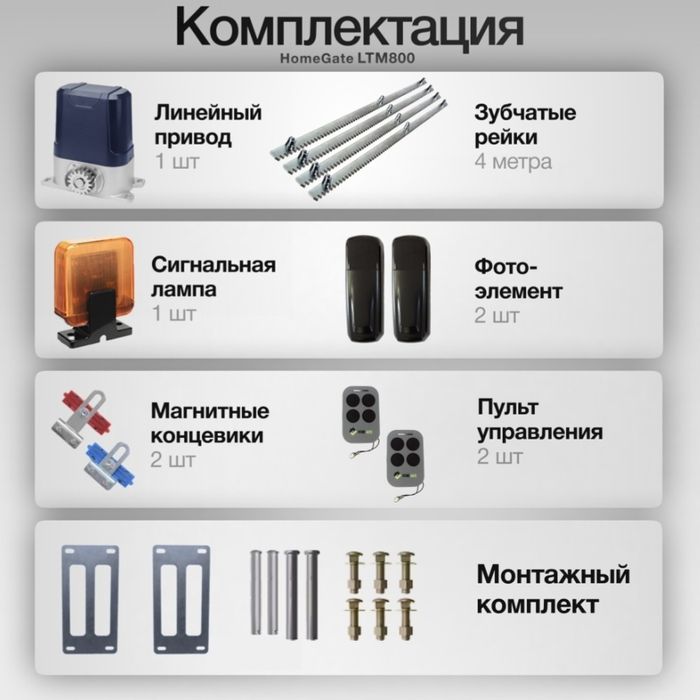 Автоматика откатных ворот