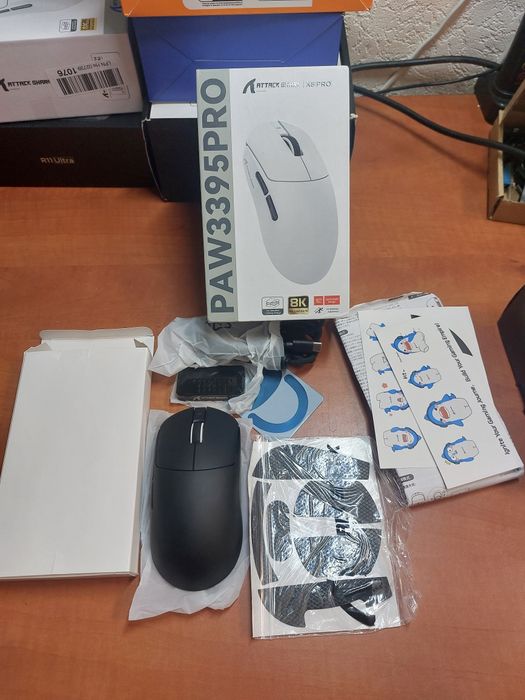Mouse gaming competitie Atack Shark X8 Pro negru, nou la cutie,tri mod