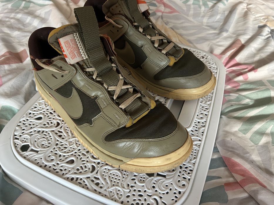 Nike Air Dunk Jumbo "Medium Olive" размер 47.5