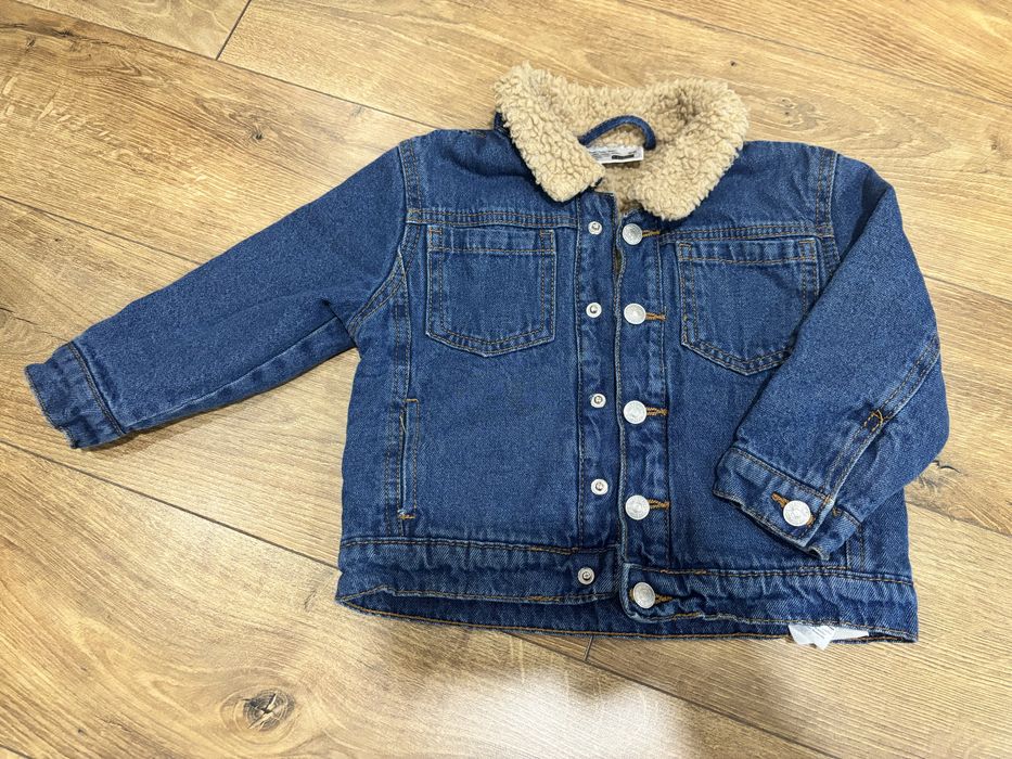 Детско дънково яке 80-86 см