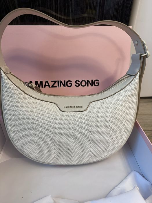 Amazing song чанта от естествена кожа