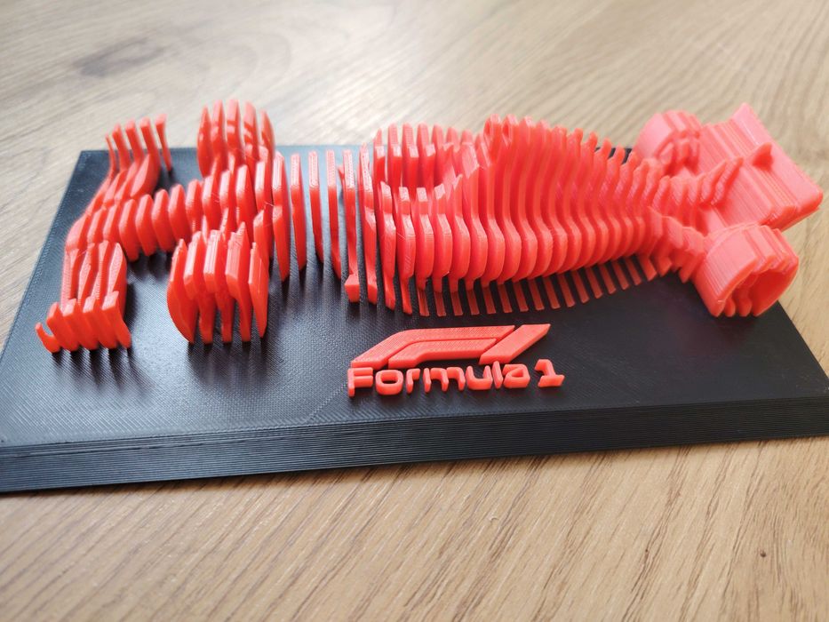 3D болид от Formula 1 – модерна декорация за фенове на F1