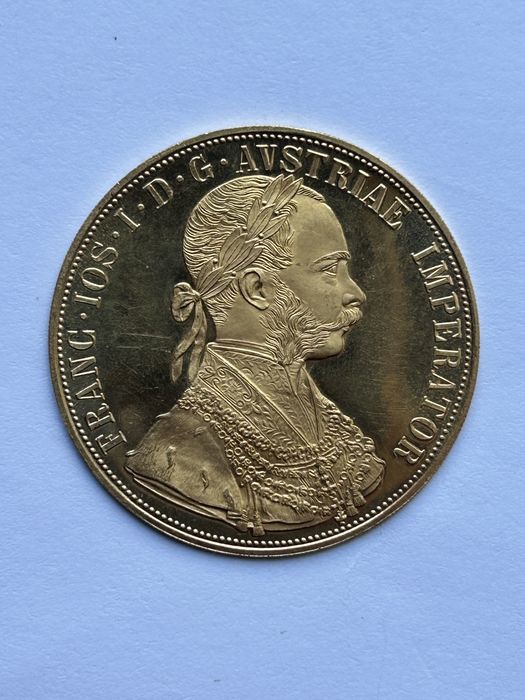 Moneda aur Franc Iosif 4 Ducați