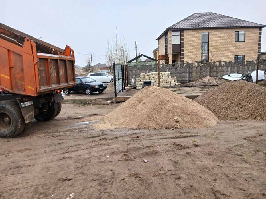 Балласт,песок,щебень камаз