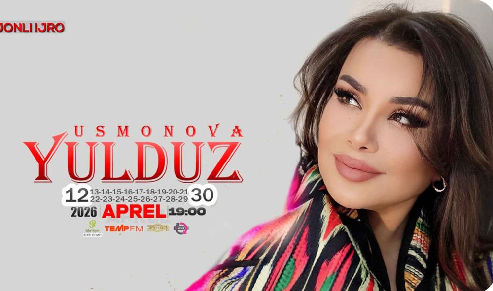 Yulduz usmonova konserti uchun chiptalar